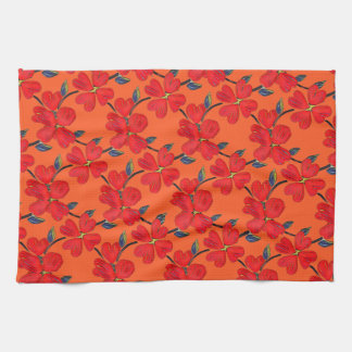 Toalla de cocina floral