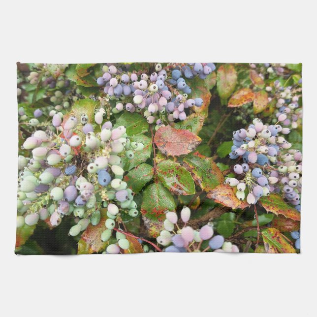 Toalla de cocina floral pastel (Horizontal)