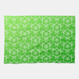 Toalla de cocina floral tropical - cal
