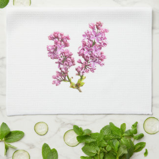 Toalla de cocina - Flores de Lilac