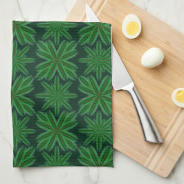 Toalla de Cocina Forestal de Pine Snowflakes