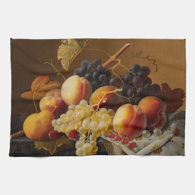 Toalla de cocina/Fruta de vida fija (Horizontal)