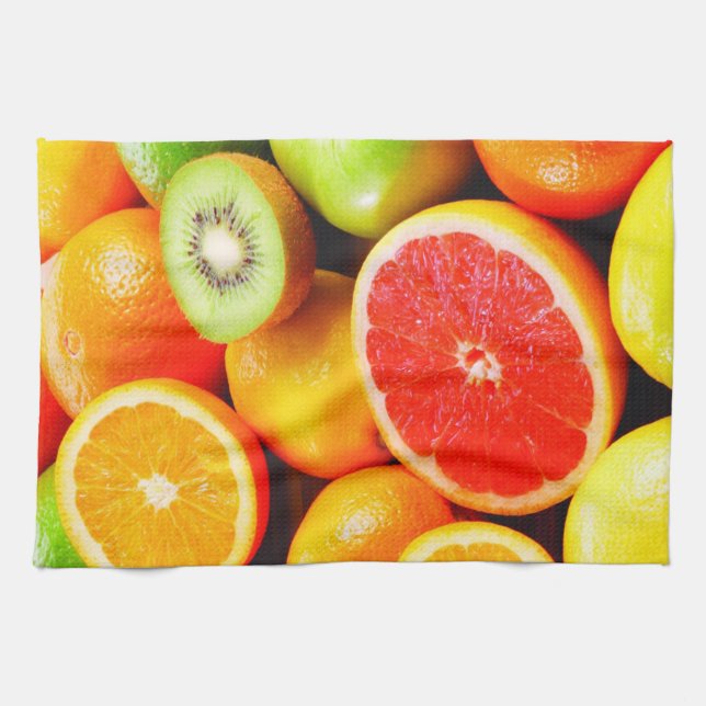 Toalla de cocina/fruta mixta (Horizontal)