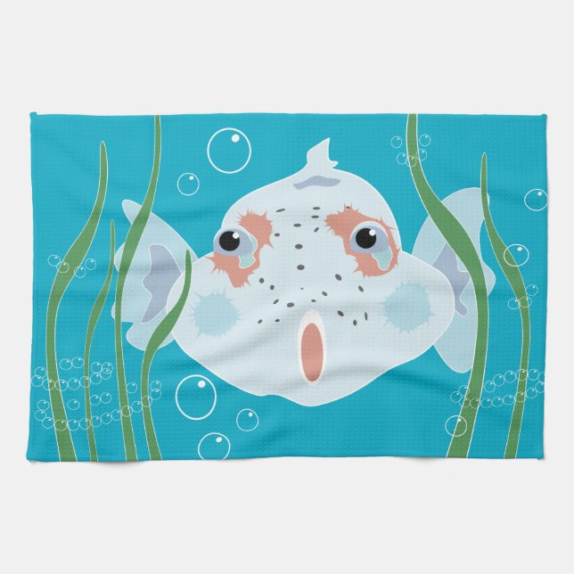 Toalla de Cocina Funny Fish American MoJo (Horizontal)