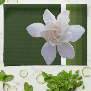 Toalla de cocina - Gardenia en rayas