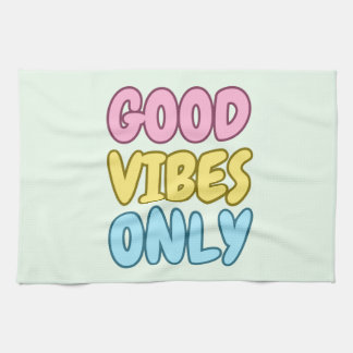 Toalla de cocina Good Vibes Only