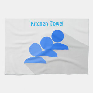 Toalla de cocina gráfica para vectores de personas