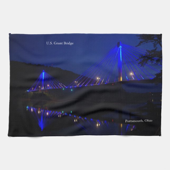 Toalla de cocina Grant Bridge de EE.UU. (Horizontal)