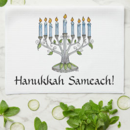 Toalla de cocina - Hanukkah Chanukah - Menorah