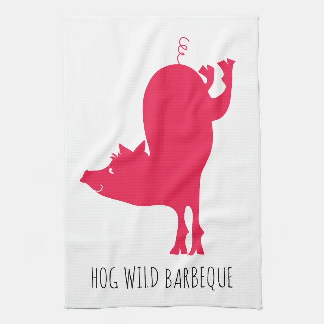 Toalla de cocina Hog Wild Barbeque (Vertical)