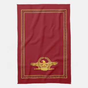 Toalla de cocina imperial romana de SPQR Eagle