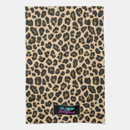 Toalla de cocina impresa Leopard