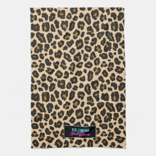 Toalla de cocina impresa Leopard