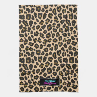 Toalla de cocina impresa Leopard