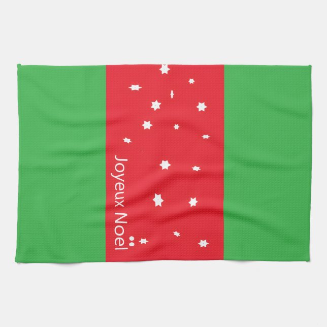 Toalla de cocina Joyeux Noel (Horizontal)