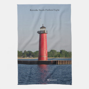 Toalla de cocina Kenosha North Pierhead Light