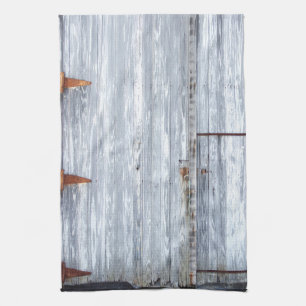 Toalla de cocina Lámina blanca Barnera de madera R