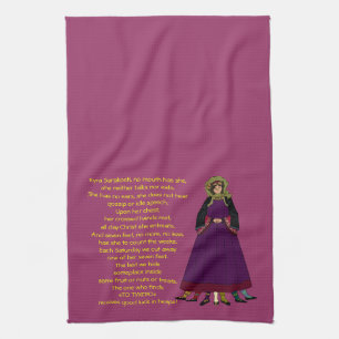 Toalla de cocina Lenten de Kyra Sarakosti de