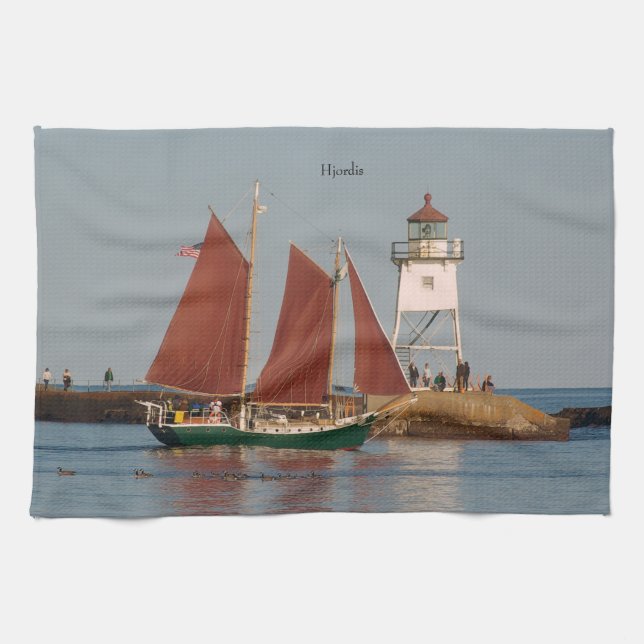 Toalla de cocina ligera Hjordis & Grand Marais (Horizontal)