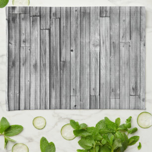 Toalla de cocina - Madera de granero templada