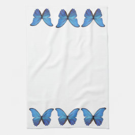 Toalla de cocina Mariposas Morfo Azul