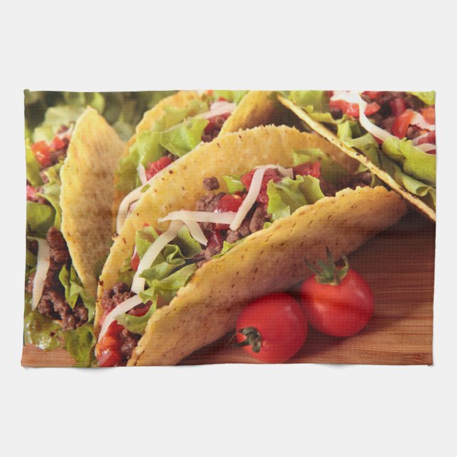 Toalla de cocina mexicana de la comida 2 (Horizontal)