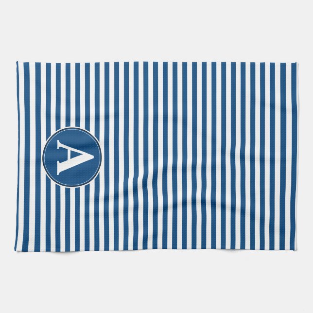 Toalla de cocina, monograma personalizado (Horizontal)