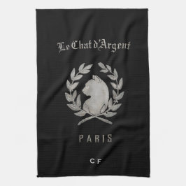 Toalla de cocina monogramada Le Chat d'Argent