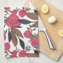 Toalla de cocina Moody Magenta La Rosa