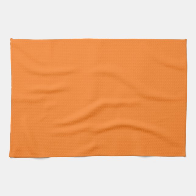 Toalla de cocina Naranja sólida (Horizontal)