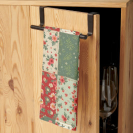 Toalla de cocina navideña inspirada en vintage ado