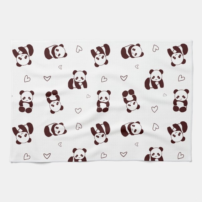 Toalla de cocina Panda (Horizontal)