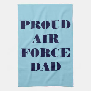 Toalla de cocina: papá de la fuerza aérea orgullos