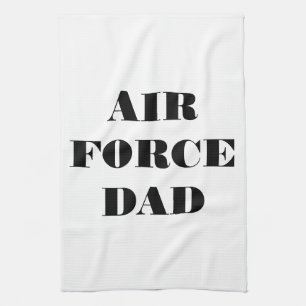 Toalla de cocina: papá de la fuerza aérea orgullos