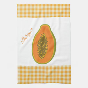 Toalla de cocina Papaya Plaid