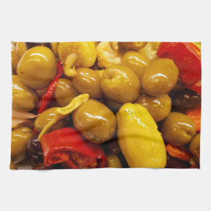 Toalla de cocina para aceitunas