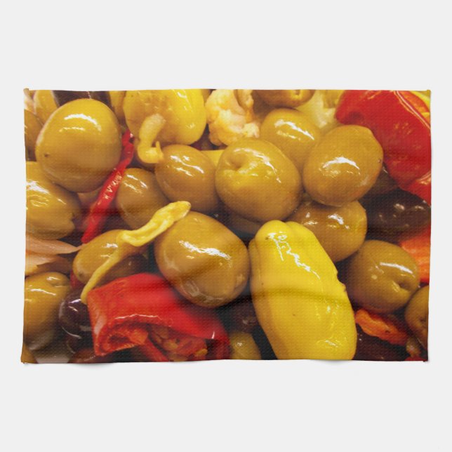 Toalla de cocina para aceitunas (Horizontal)