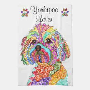 Toalla de cocina para amantes de YorkiPoo de KHS C