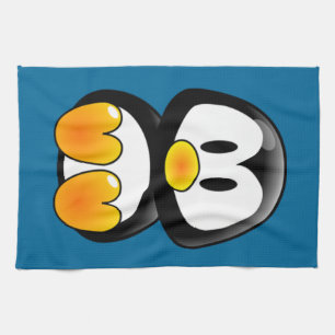 toalla de cocina para bebé pingüino