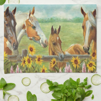 Toalla de cocina para caballos