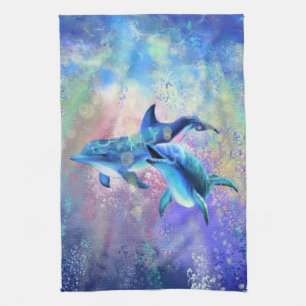 Toalla de Cocina para Dolphin Pareja