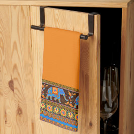 Toalla de cocina para elefantes brillantes