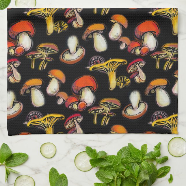 Toalla de cocina para hongos (Doblado)