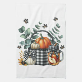 Toalla de cocina para la cosecha de otoño