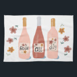 toalla de cocina para los amantes del Rosa durante<br><div class="desc">Decore su cocina con esta divertida toalla de vino. ¡Hace un gran regalo para el boda o para el ama de casa! Puede personalizar y agregar texto también. Revisa mi tienda por muchos más colores y patrones!</div>