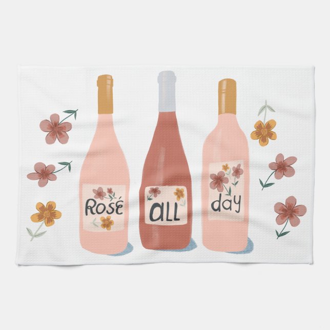 toalla de cocina para los amantes del Rosa durante (Horizontal)