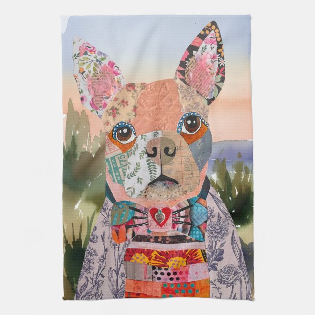 Toalla de cocina para perro de medios mixtos Bosto (Vertical)