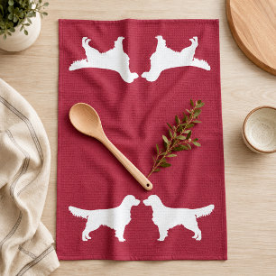 Toalla de cocina para perro Retriever dorado