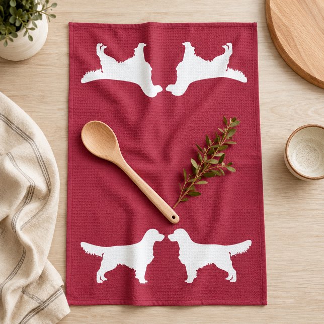 Toalla de cocina para perro Retriever dorado (Golden Retriever dish towel)