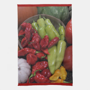 Toalla de cocina para pimientos chile